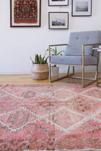 Load image into Gallery viewer, 5x11 Vintage South Eastern Anatolian Oushak Style &#39;Antep&#39; Turkish Area Rug Symmetrical Diamond Design with Alternating Motifs | SKU 545
