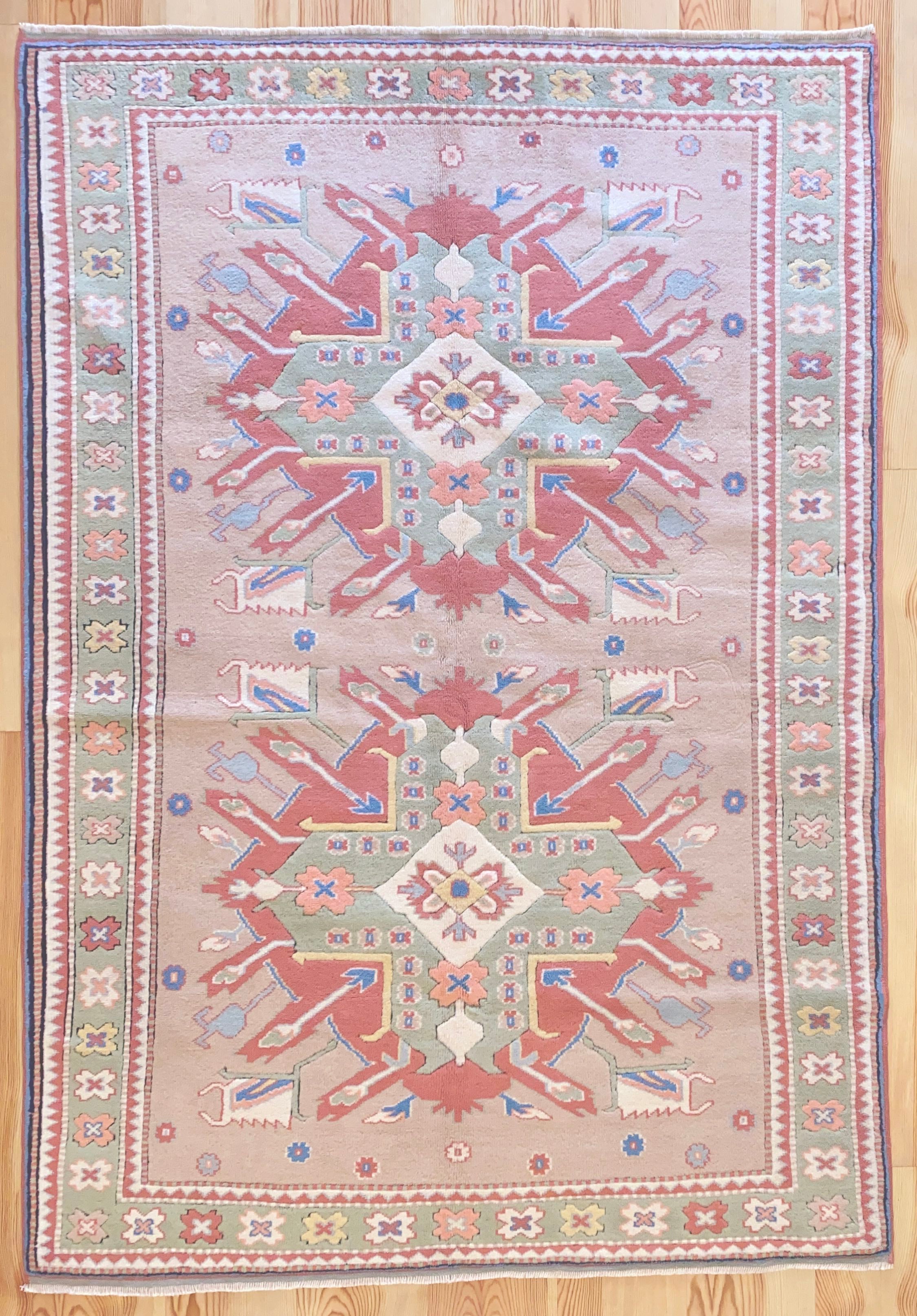 8 x 12 Vintage Turkish Overdyed Rug 60684