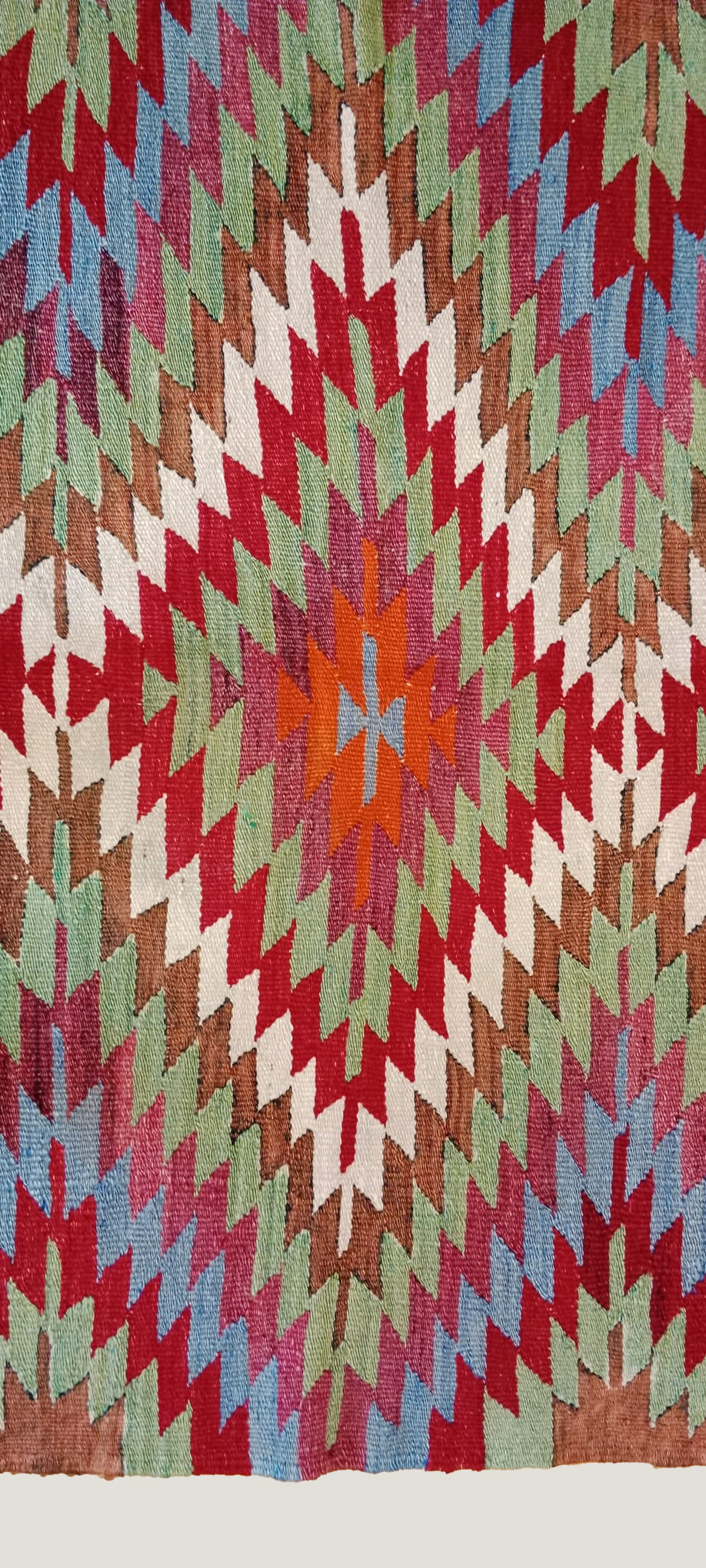 4X5 Turkish Vintage Kilim Rug, Handmade Wool Area Rug